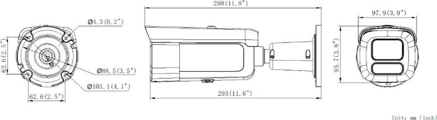 Kamera IP Hikvision DS-2CD26123G2-LIZS2UY/SL(2.8-12mm)