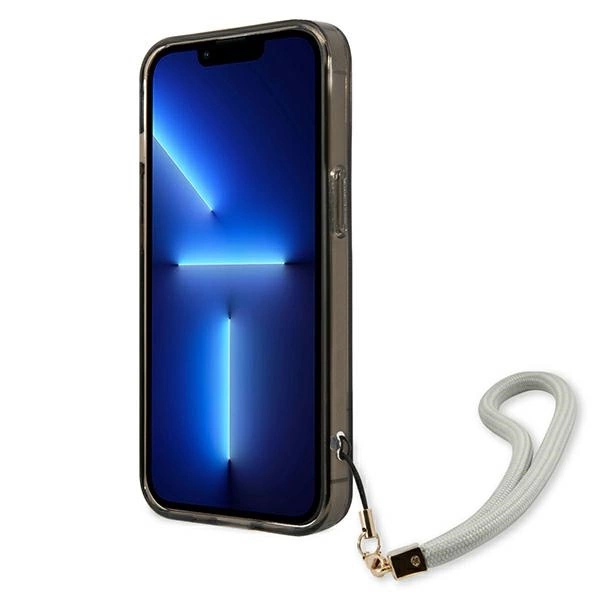 Etui Guess Translucent Strap na iPhone 13 Pro / iPhone 13 - czarne
