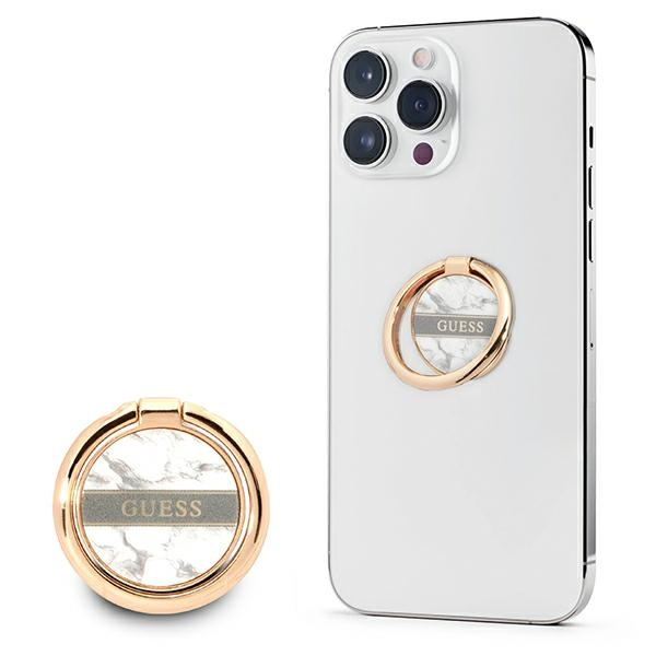 Guess Ring stand GURSHCHMAG biały/whiteMarble