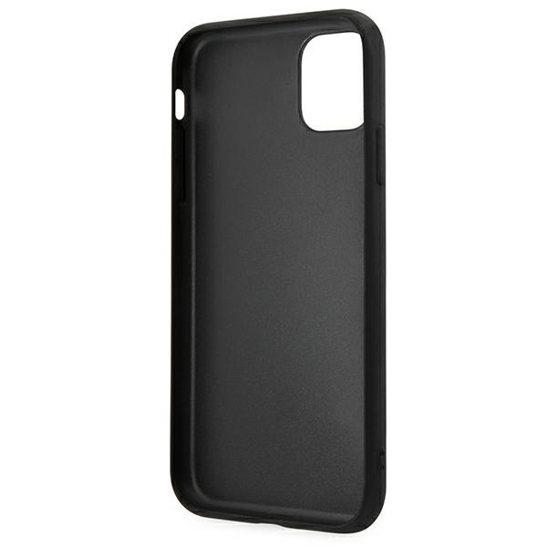 Guess GUHCN61G4GFGR iPhone 11 / Xr 6,1" szary/grey hard case 4G Metal Gold Logo