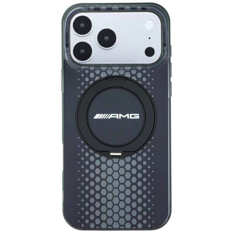 Etui AMG IML Double Layer Urban Line with Ring Stand MagSafe do iPhone 18 Pro Max / 17 Pro Max czarny
