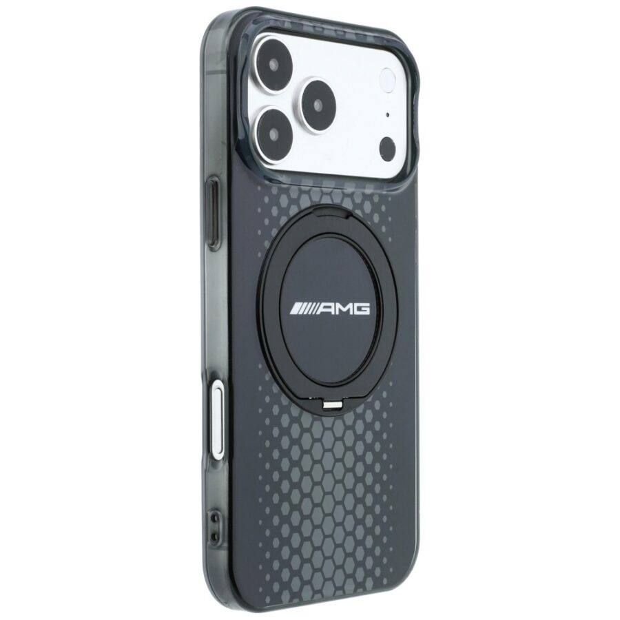 Etui AMG IML Double Layer Urban Line with Ring Stand MagSafe do iPhone 18 Pro Max / 17 Pro Max czarny