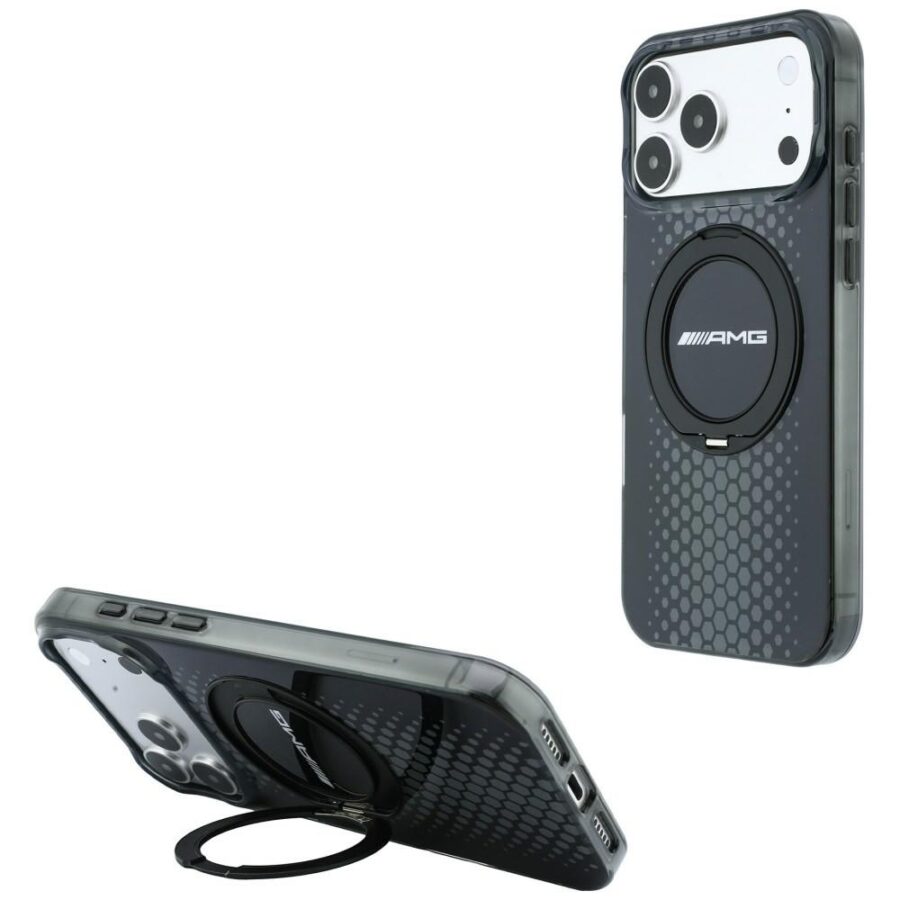 Etui AMG IML Double Layer Urban Line with Ring Stand MagSafe do Iphone 18 Pro / 17 Pro czarny