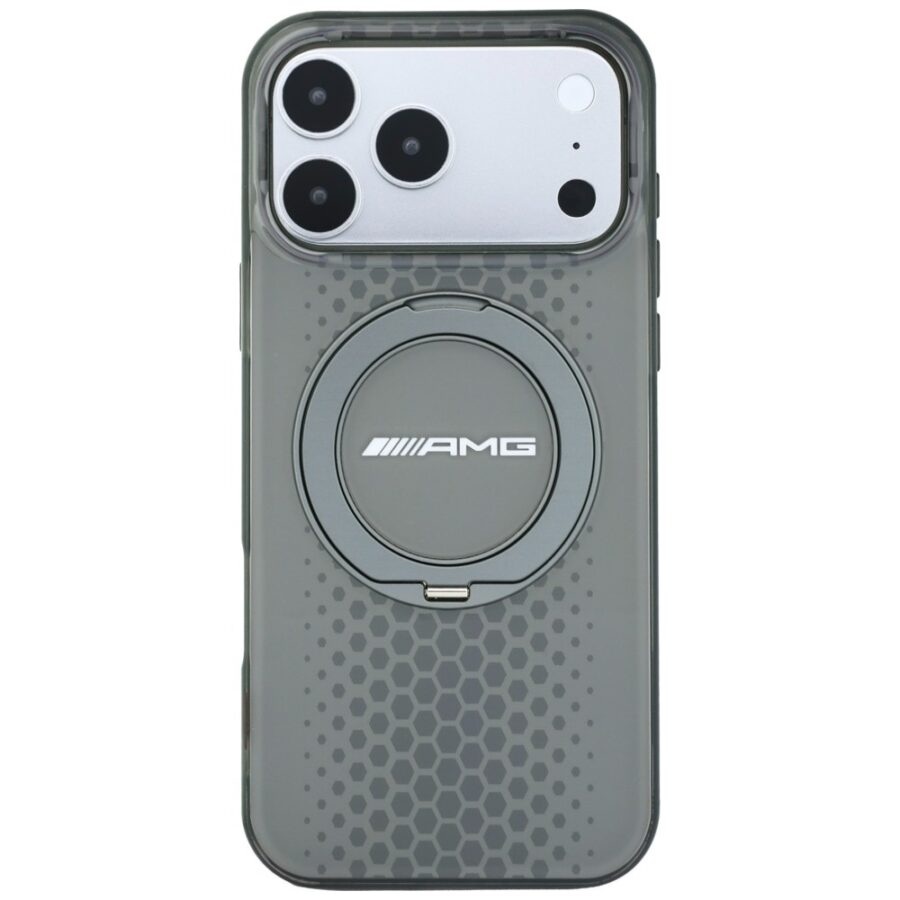 Etui AMG IML Double Layer Urban Line with Ring Stand MagSafe do iPhone 18 Pro Max / 17 Pro Max szary
