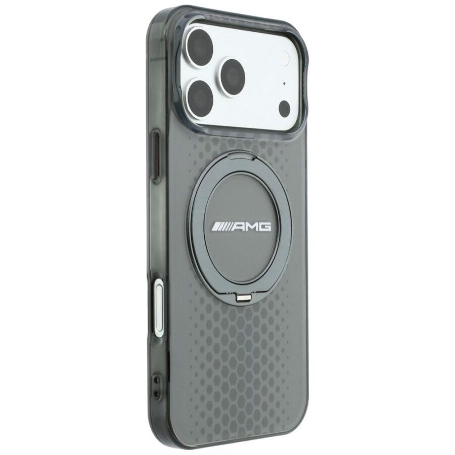 Etui AMG IML Double Layer Urban Line with Ring Stand MagSafe do iPhone 18 Pro Max / 17 Pro Max szary