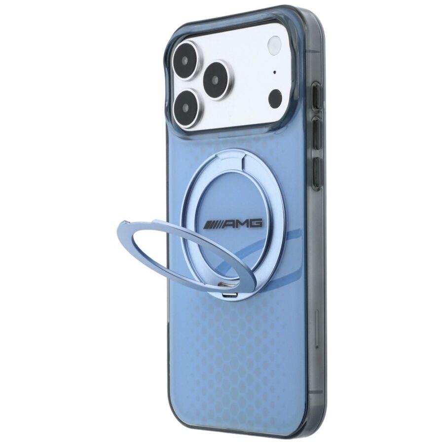 Etui AMG IML Double Layer Urban Line with Ring Stand MagSafe do iPhone 18 Pro Max / 17 Pro Max niebieski