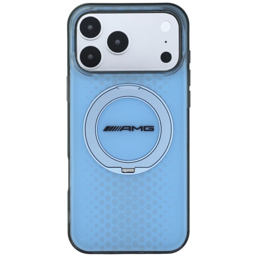 Etui AMG IML Double Layer Urban Line with Ring Stand MagSafe do iPhone 18 Pro Max / 17 Pro Max niebieski