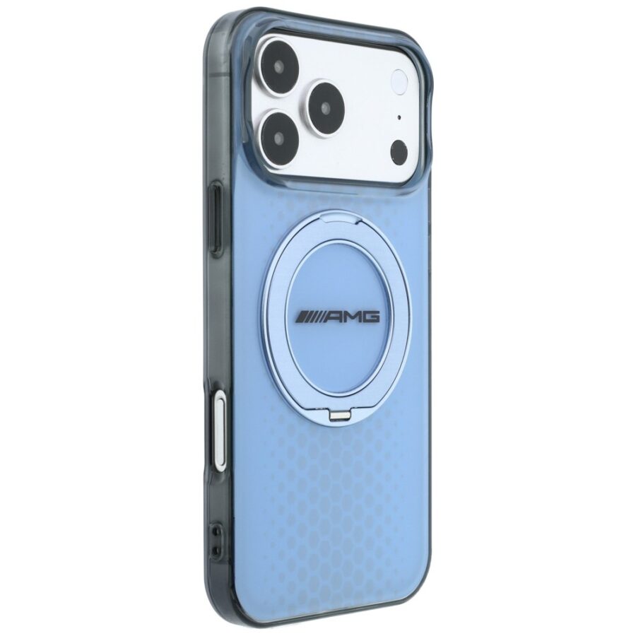Etui AMG IML Double Layer Urban Line with Ring Stand MagSafe do iPhone 18 Pro Max / 17 Pro Max niebieski