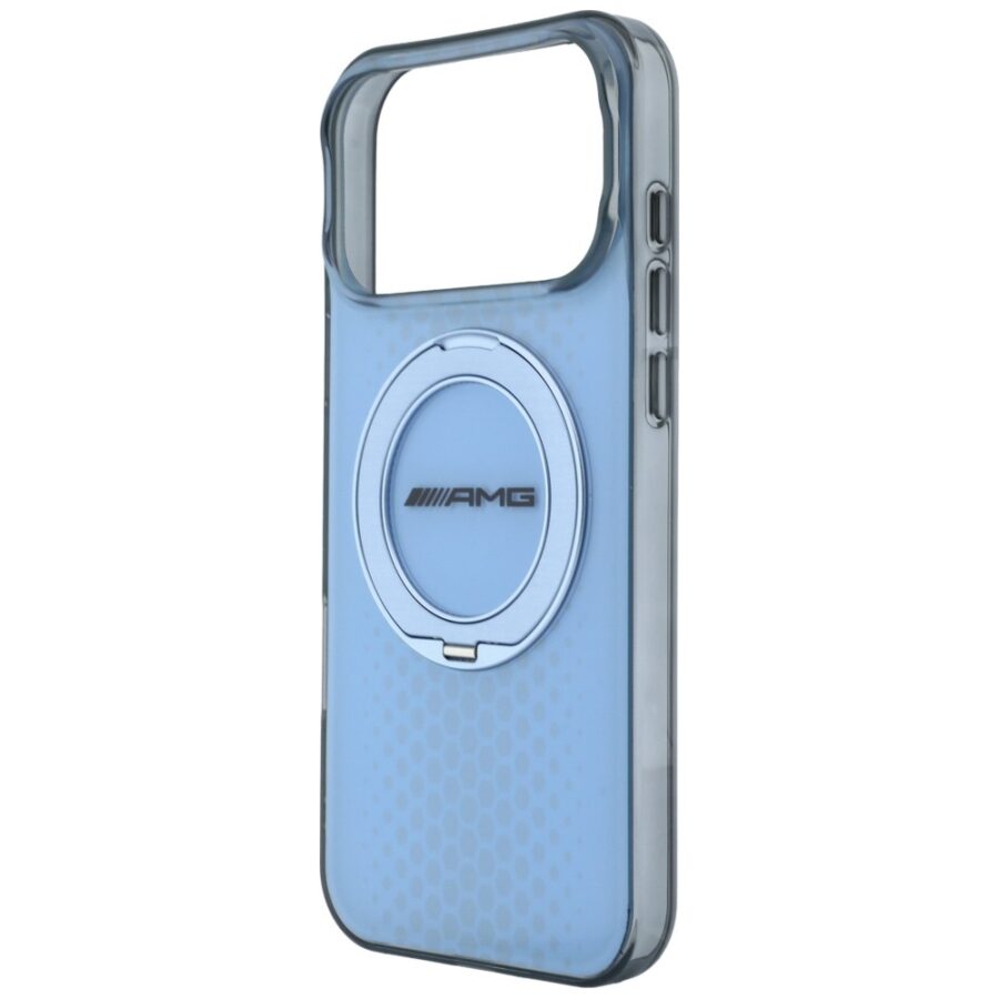 Etui AMG IML Double Layer Urban Line with Ring Stand MagSafe do iPhone 18 Pro Max / 17 Pro Max niebieski