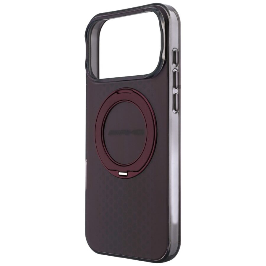 Etui AMG IML Double Layer Urban Line with Ring Stand MagSafe do iPhone 18 Pro Max / 17 Pro Max burgundowy