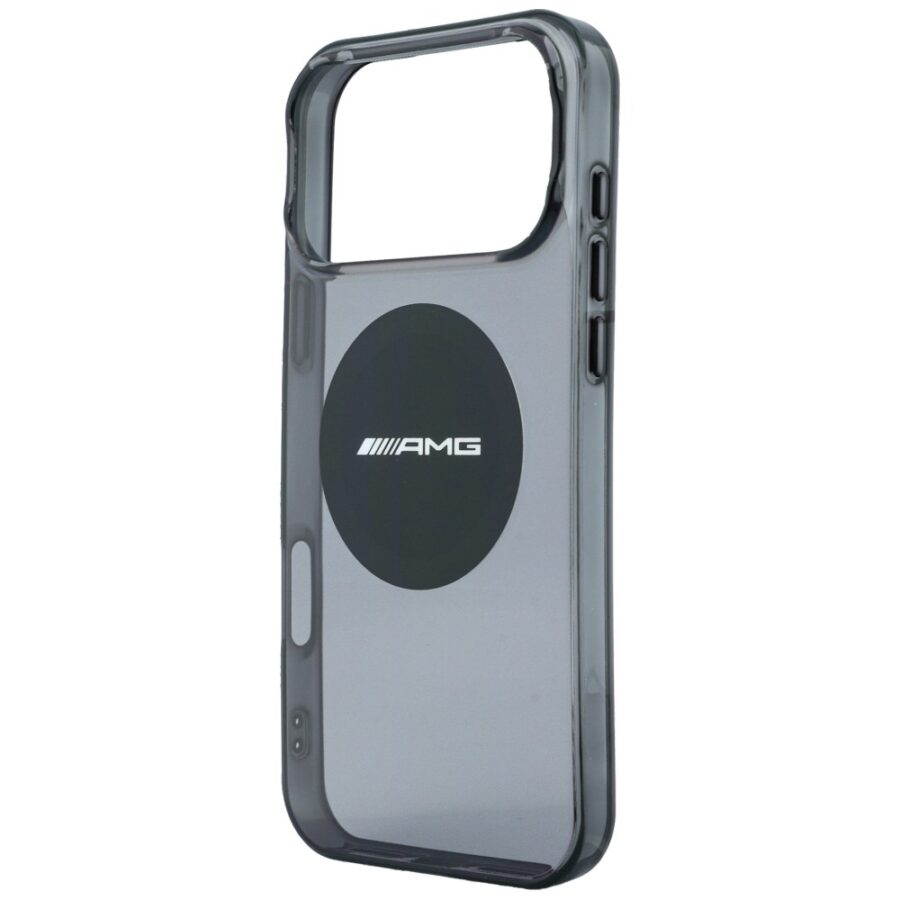 Etui AMG IML Transparent Bicolor Block MagSafe do iPhone 18 Pro Max / 17 Pro Max czarny