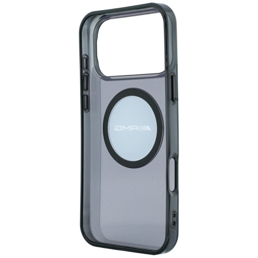 Etui AMG IML Transparent Bicolor Block MagSafe do iPhone 18 Pro Max / 17 Pro Max czarny