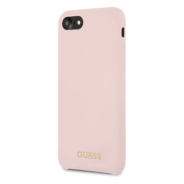 Guess GUHCI8LSGLLP iPhone 7/8/SE 2020/ SE 2022 light pink/jasnoróżowy hard case Silicone