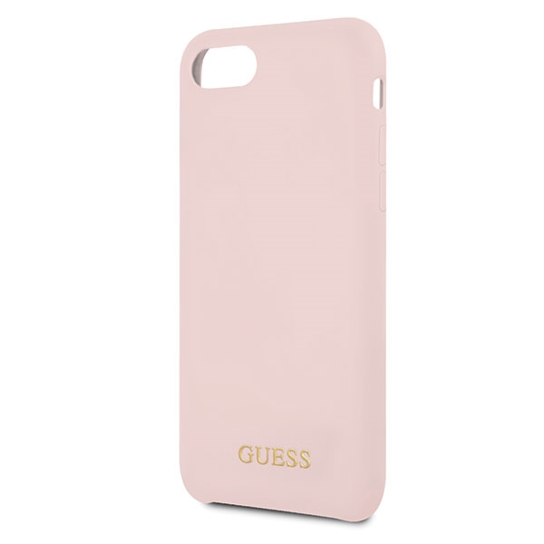 Guess GUHCI8LSGLLP iPhone 7/8/SE 2020/ SE 2022 light pink/jasnoróżowy hard case Silicone