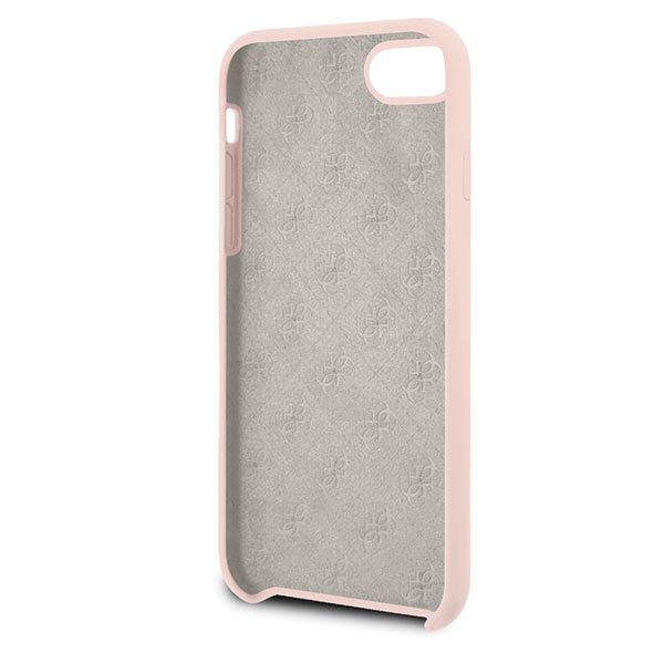 Guess GUHCI8LSGLLP iPhone 7/8/SE 2020/ SE 2022 light pink/jasnoróżowy hard case Silicone