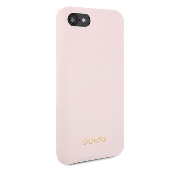 Guess GUHCI8LSGLLP iPhone 7/8/SE 2020/ SE 2022 light pink/jasnoróżowy hard case Silicone