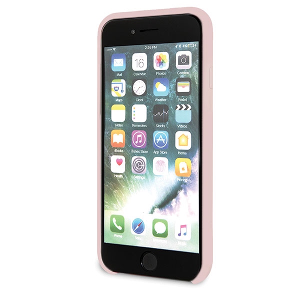 Guess GUHCI8LSGLLP iPhone 7/8/SE 2020/ SE 2022 light pink/jasnoróżowy hard case Silicone