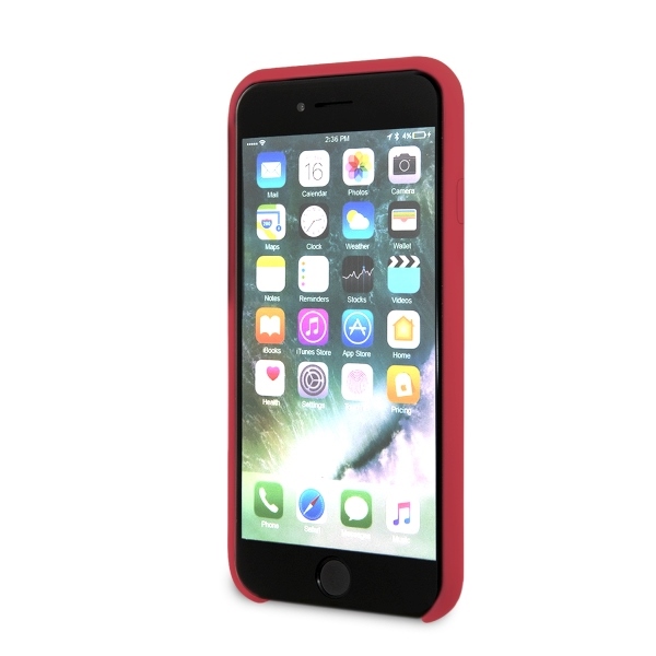 Guess GUHCI8LSGLRE iPhone 7/8/SE 2020/ SE 2022 red/czerwony hard case Silicone