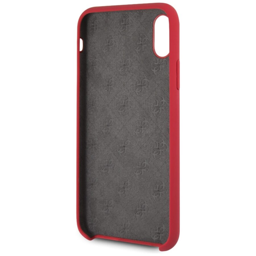 Guess GUHCPXLSGLRE iPhone X/Xs red/czerwony hard case Silicone