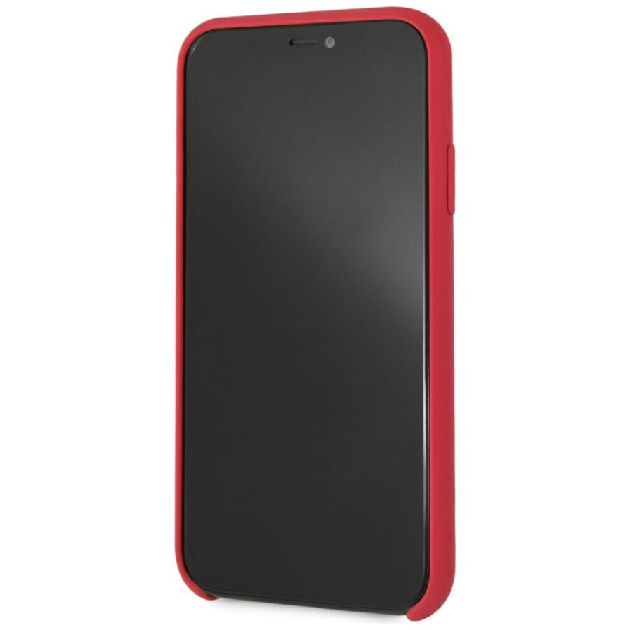 Guess GUHCI61LSGLRE iPhone Xr red/czerwony hard case Silicone