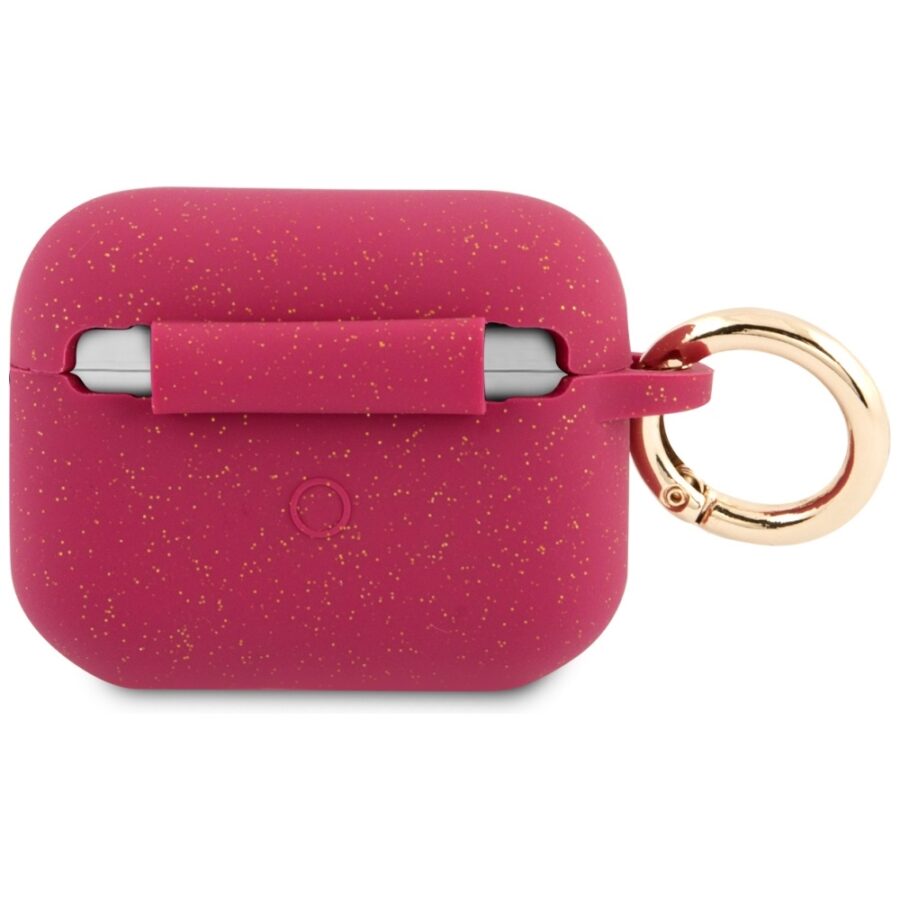 Guess GUACAPSILGLFU AirPods Pro cover fuksja/fuschia Silicone Glitter