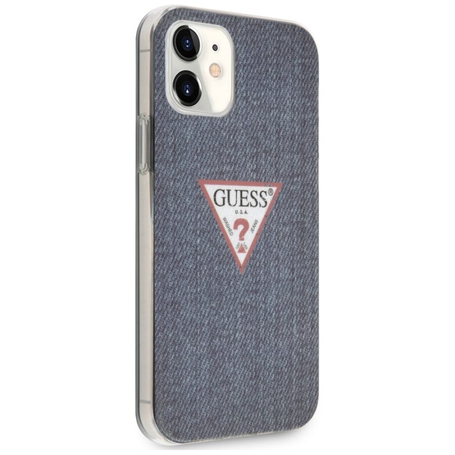 Guess GUHCP12SPCUJULDB iPhone 12 mini 5,4" granatowy/dark blue hardcase Jeans Collection
