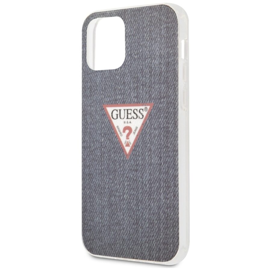 Guess GUHCP12SPCUJULDB iPhone 12 mini 5,4" granatowy/dark blue hardcase Jeans Collection