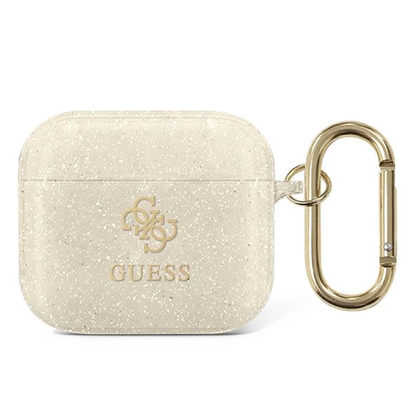 Guess GUA3UCG4GD AirPods 3 coverzłoty/gold Glitter Collection