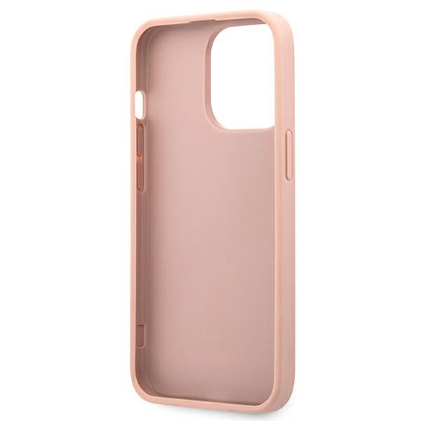 Guess GUHCP13LPSASBPI iPhone 13 Pro / 136,1" różowy/pink hardcase Saffiano Stripe