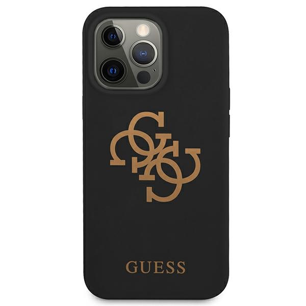 Guess GUHCP13XLS4GGBK iPhone 13 Pro Max6,7" czarny/black hard case Silicone 4G Logo