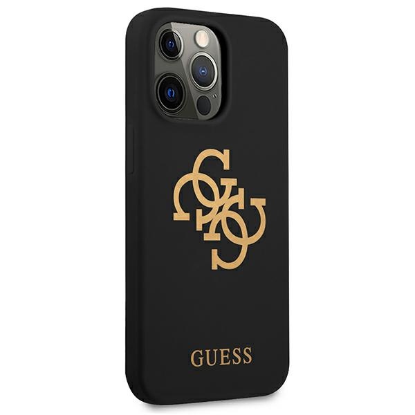 Guess GUHCP13XLS4GGBK iPhone 13 Pro Max6,7" czarny/black hard case Silicone 4G Logo