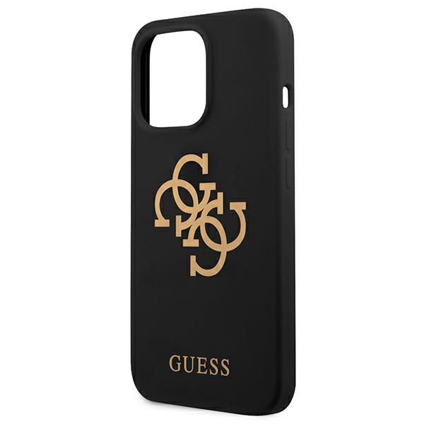 Guess GUHCP13XLS4GGBK iPhone 13 Pro Max6,7" czarny/black hard case Silicone 4G Logo