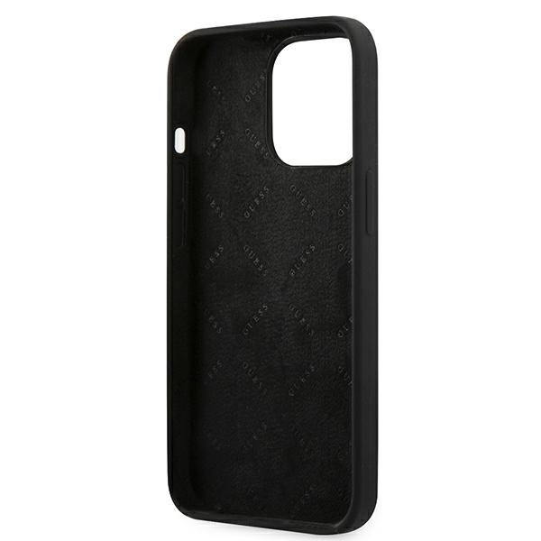 Guess GUHCP13XLS4GGBK iPhone 13 Pro Max6,7" czarny/black hard case Silicone 4G Logo