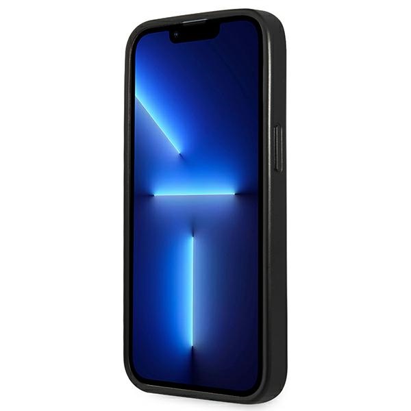 Guess GUHCP13LPSATLK iPhone 13 Pro/ 13 6,1" czarny/black hardcase SaffianoTriangle Logo