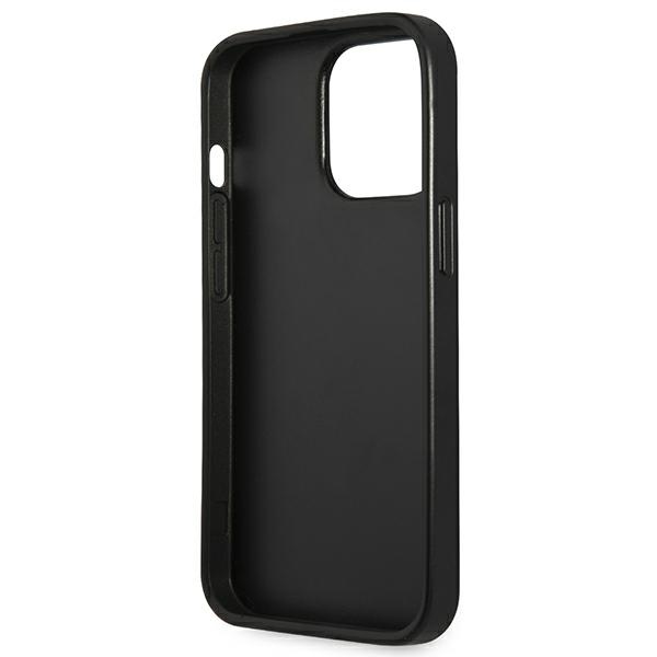 Guess GUHCP13LPSATLK iPhone 13 Pro/ 13 6,1" czarny/black hardcase SaffianoTriangle Logo