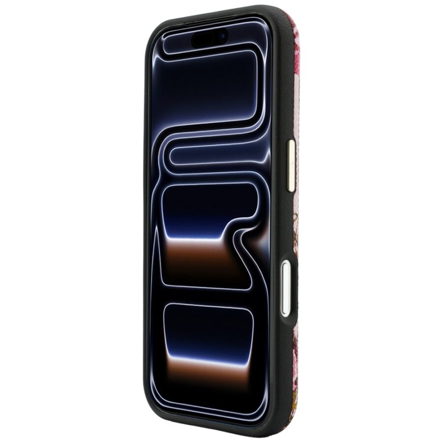 Etui Guess Blossom Roses Print  MagSafe do iPhone 18 Pro Max / 17 Pro Max różowy