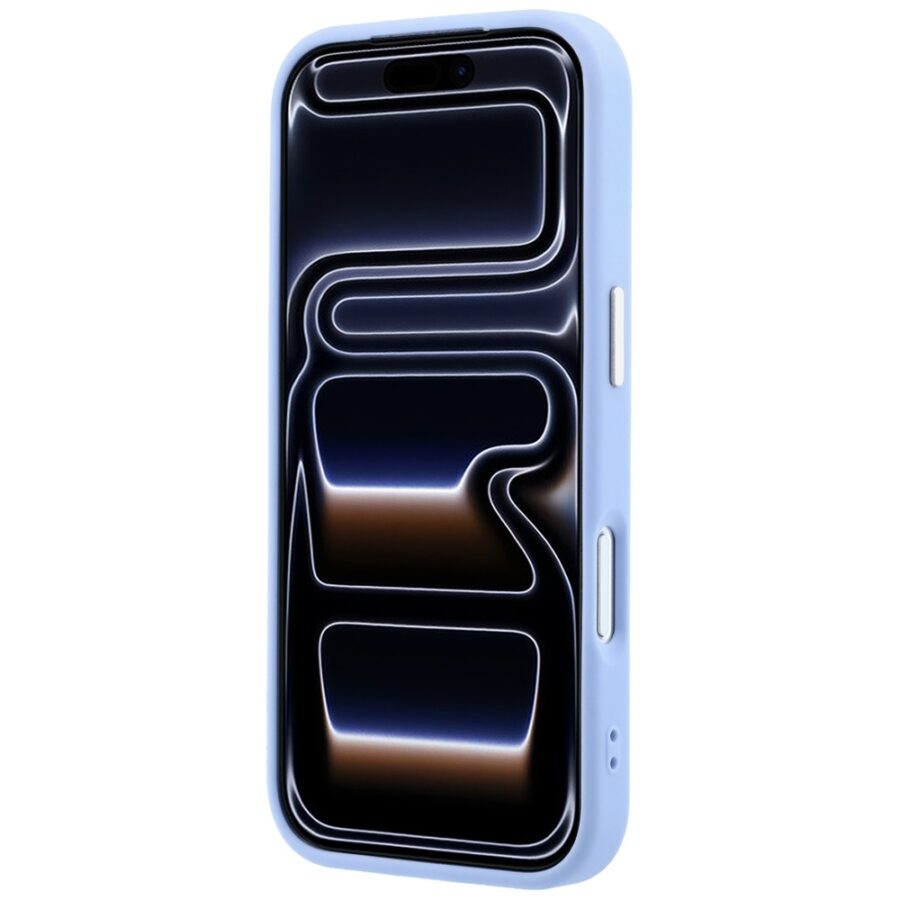 Etui Guess Saffiano Small 4G & Classic Logo MagSafe do iPhone 18 Pro / 17 Pro jasno niebieski