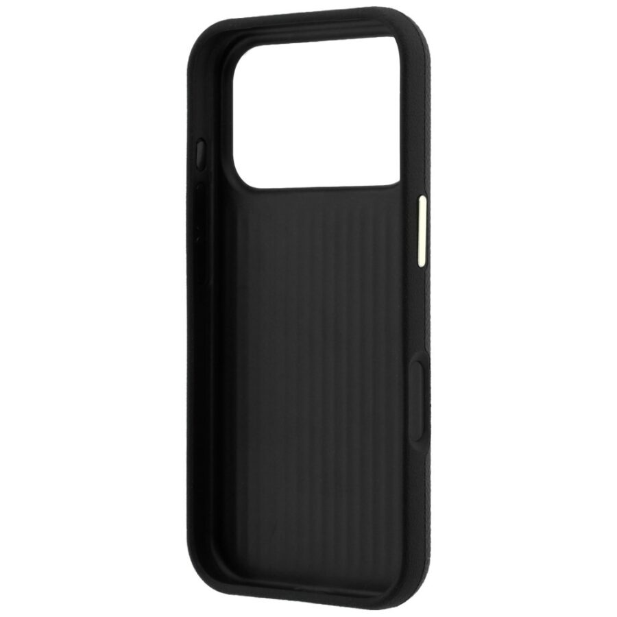 Etui Guess Grained & Big Resin Logo do iPhone 18 Pro / 17 Pro czarny