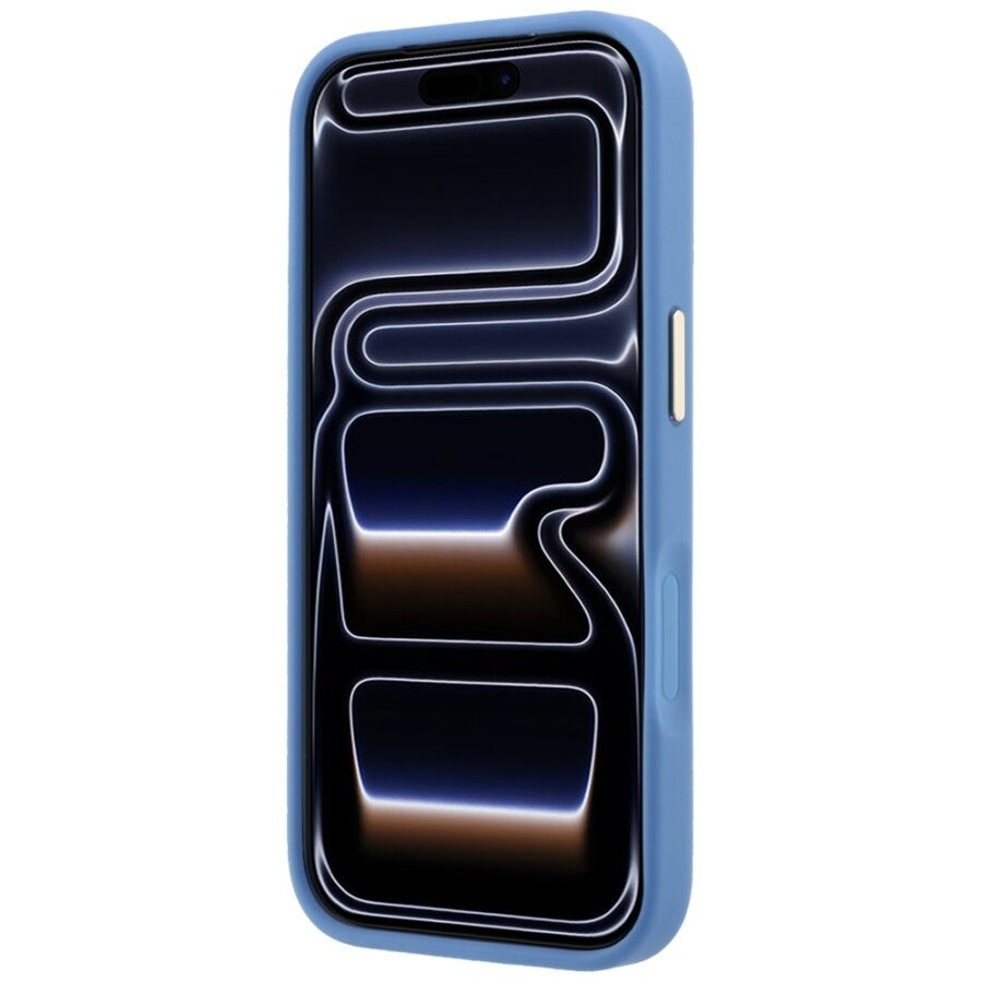 Etui Guess Ring Stand 360 4G Classic Logo MagSafe do iPhone 18 Pro / 17 Pro niebieski