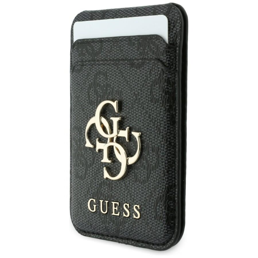 Etui Guess 4G z portfelem Magsafe do iPhone 18 Pro / 17 Pro czarny
