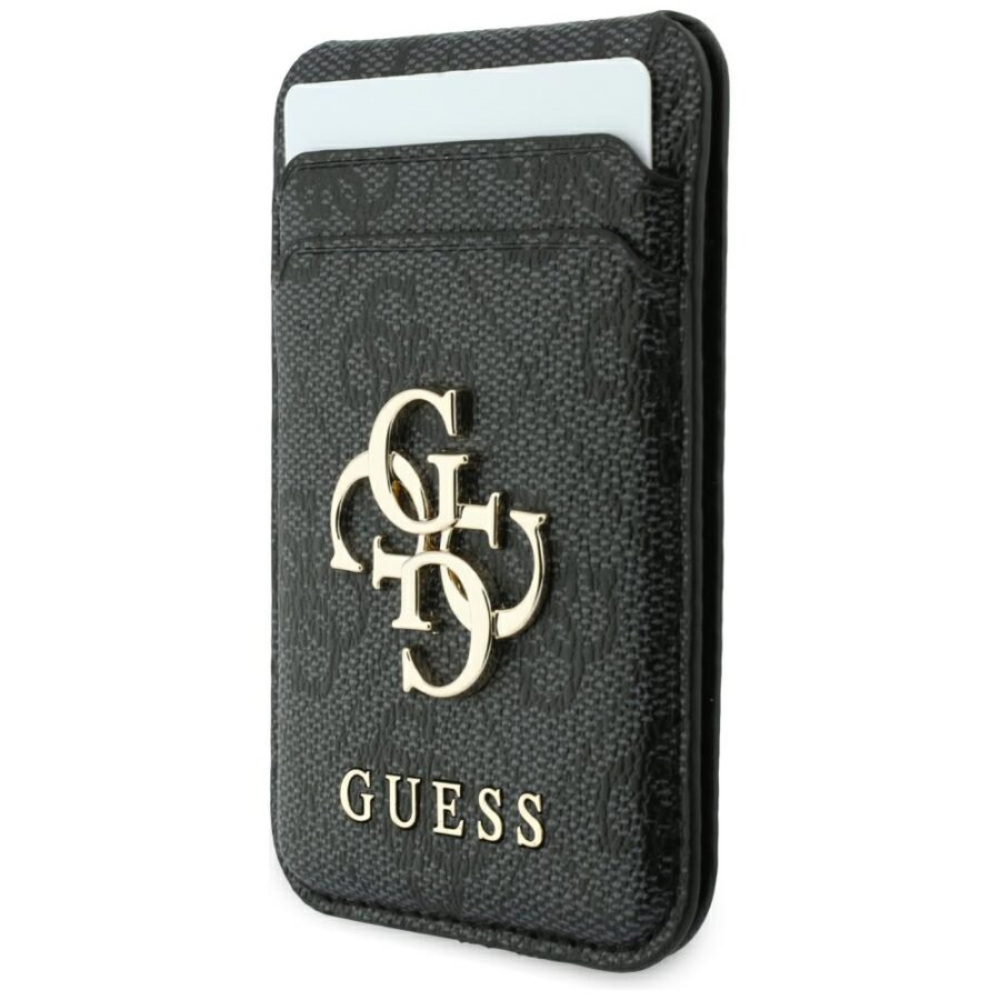 Etui Guess 4G z portfelem Magsafe do iPhone 18 Pro Max / 17 Pro Max czarny