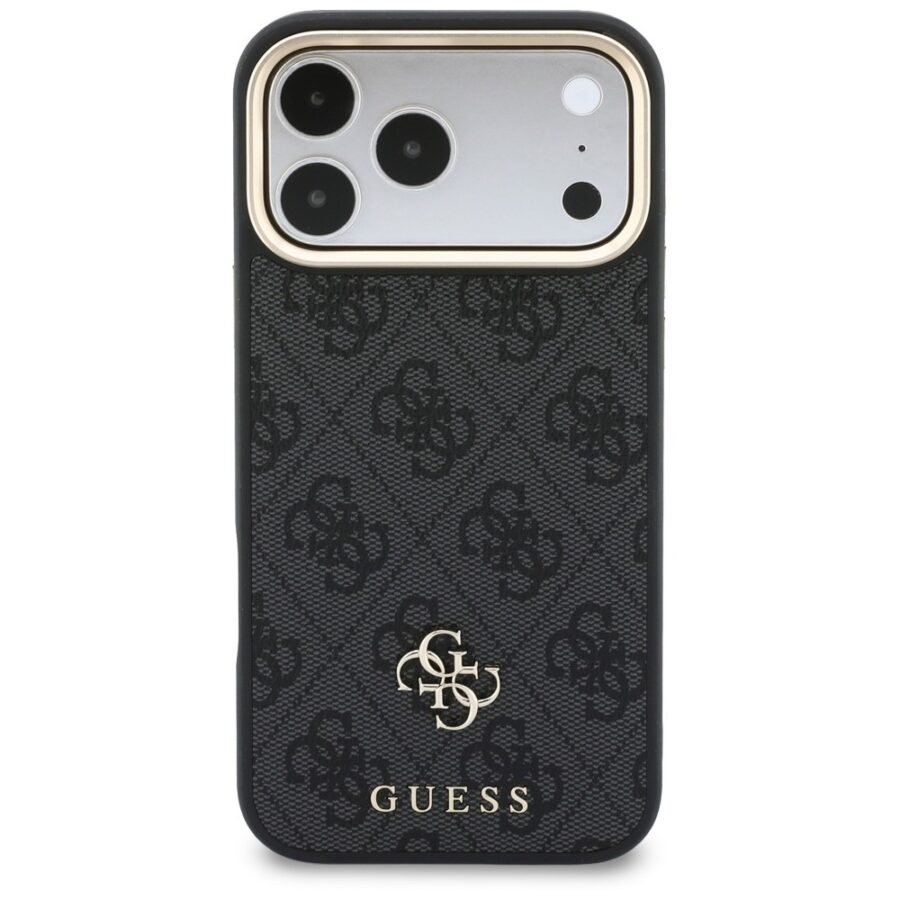 Etui Guess 4G z portfelem i smyczą       Magsafe do iPhone 18 Pro / 17 Pro brązowy