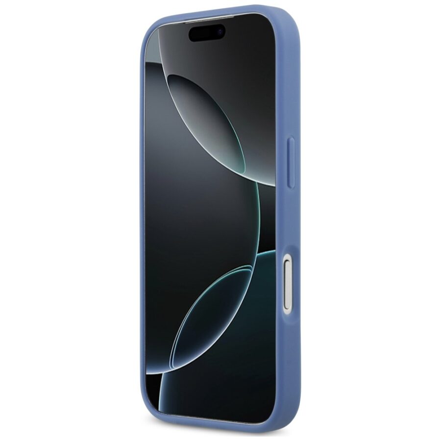 Etui Guess 4G Double Card Triangle do iPhone 18 Pro / 17 Pro niebieski