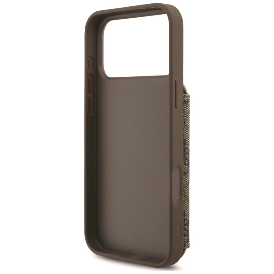 Etui Guess 4G Cardslots & Magnetic Closure Crossbody do iPhone 18 Pro Max / 17 Pro Max brązowy