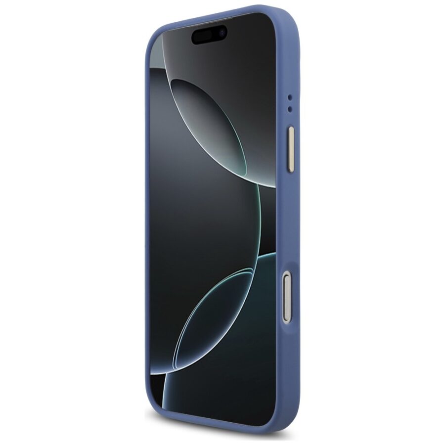 Etui Guess 4G Big 4G Classic Logo Big Strap Metal Buttons do iPhone 18 Pro Max / 17 Pro Max niebieski