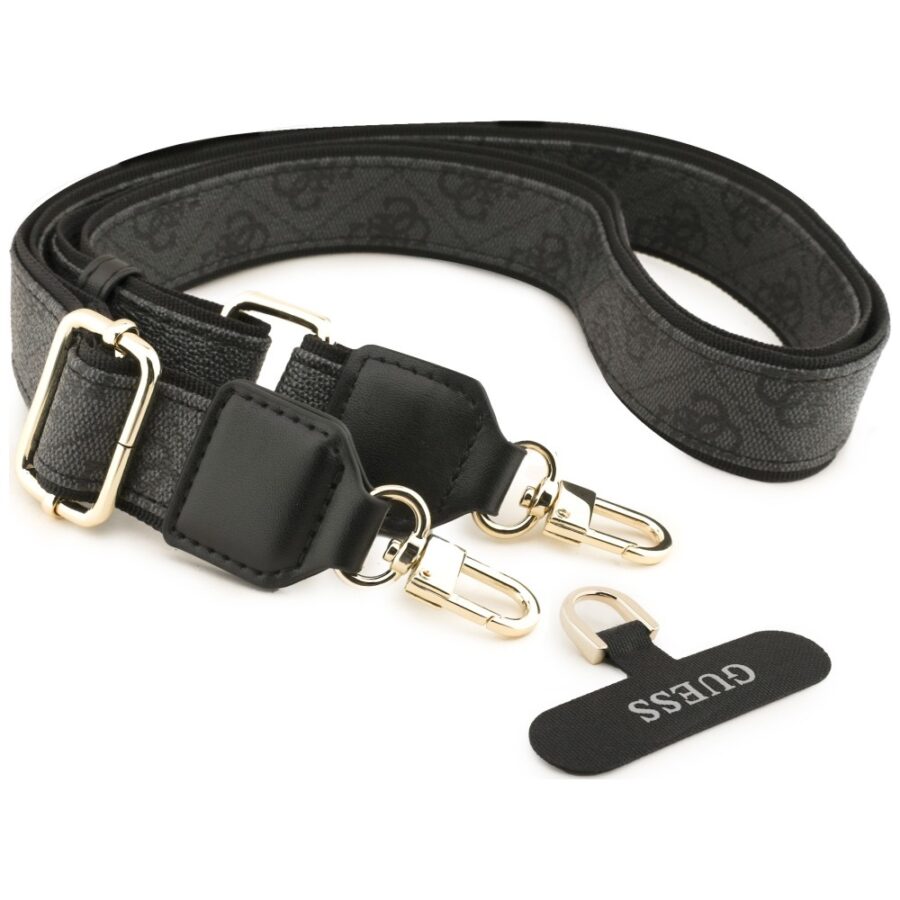 Etui Guess 4G Big 4G Classic Logo Big Strap Metal Buttons do iPhone 18 Pro Max / 17 Pro Max czarny
