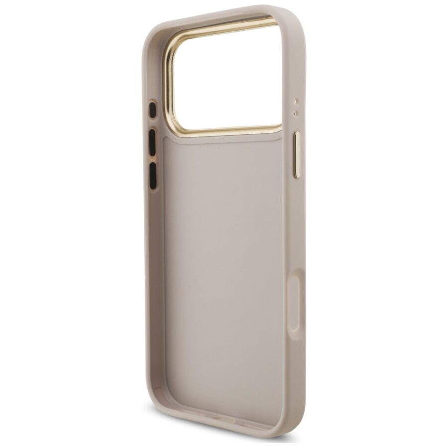 Etui Guess 4G Big 4G Classic Logo Big Strap Metal Buttons do iPhone 18 Pro Max / 17 Pro Max różowy