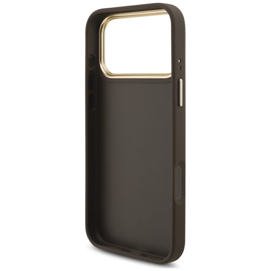 Etui Guess 4G Big 4G Classic Logo Big Strap Metal Buttons do iPhone 18 Pro Max / 17 Pro Max brązowy