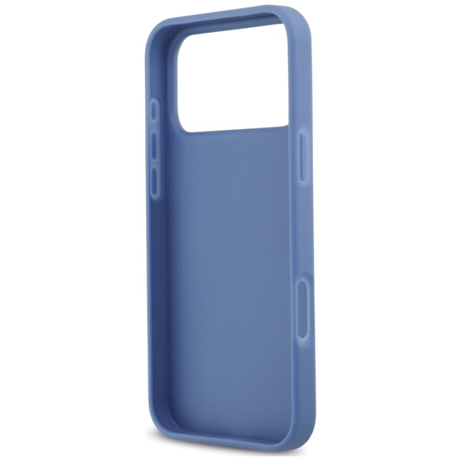 Etui Guess 4G Double Card Triangle do iPhone 18 Pro Max / 17 Pro Max niebieski