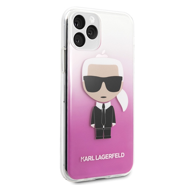 Karl Lagerfeld KLHCN58TRDFKPI iPhone 11Pro różowy/pink Gradient Ikonik Karl